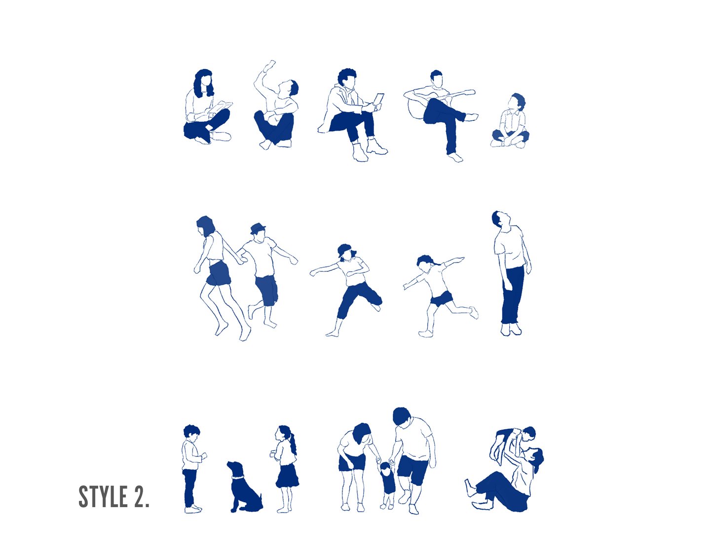 Procreate Watercolour People Set