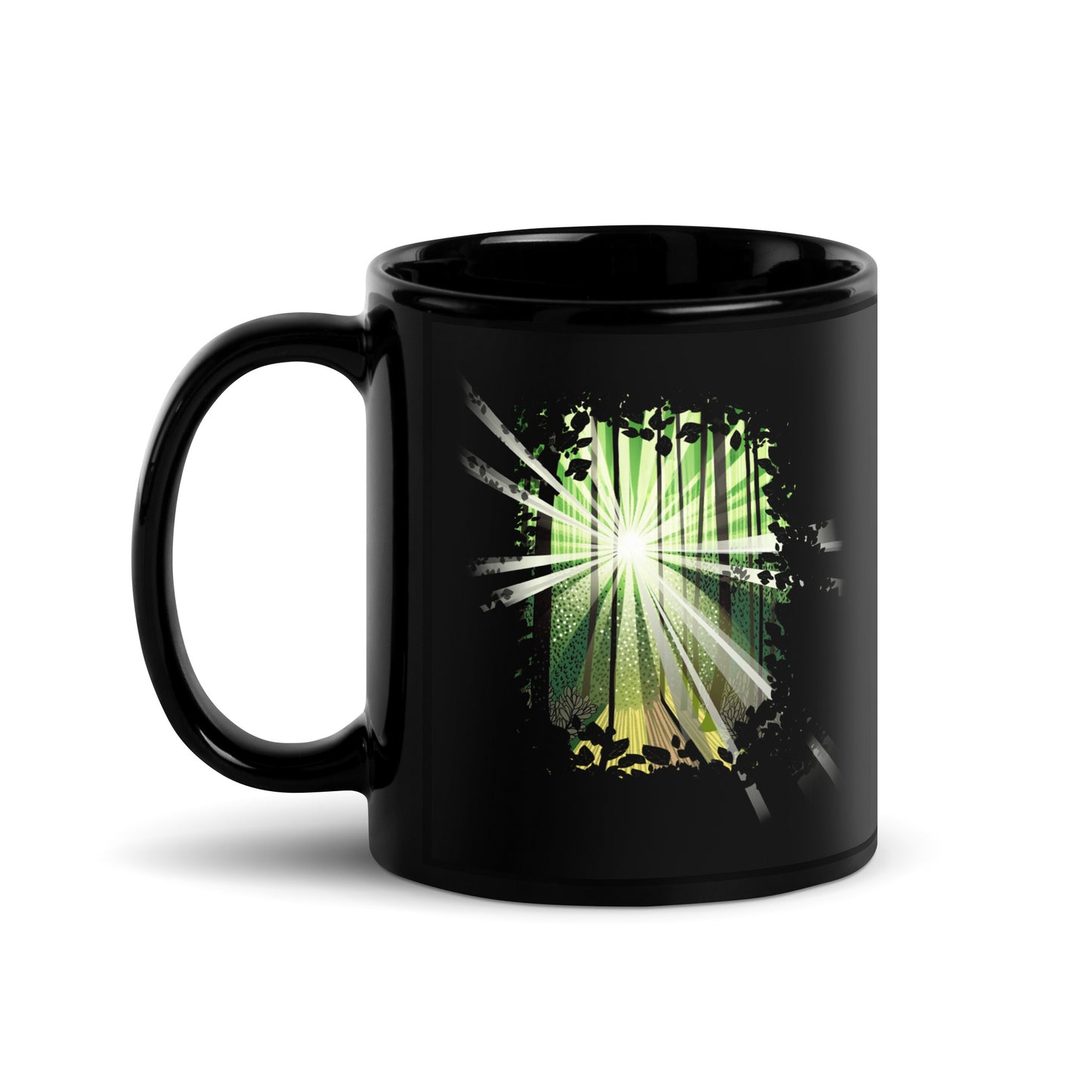 Mug - Komorebi - Black Glossy