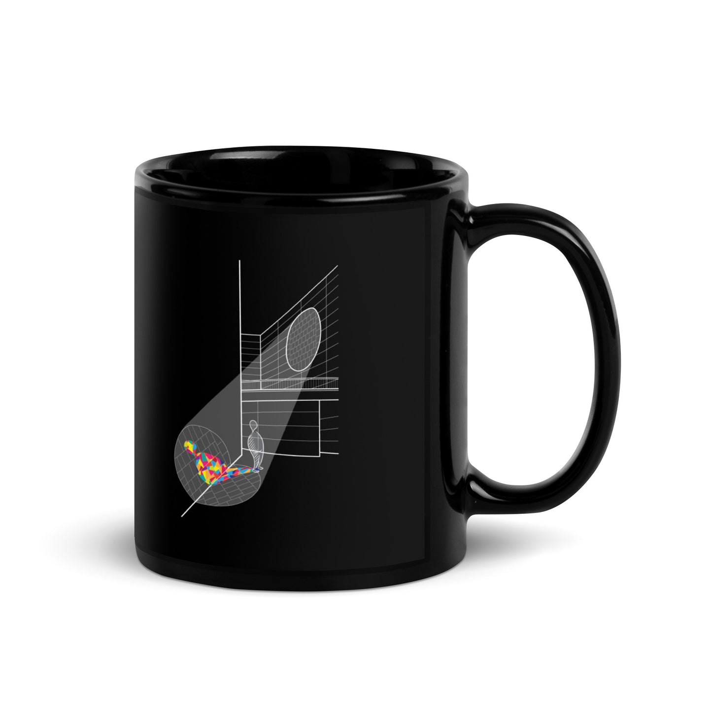 Mug - Kahn - Black Glossy