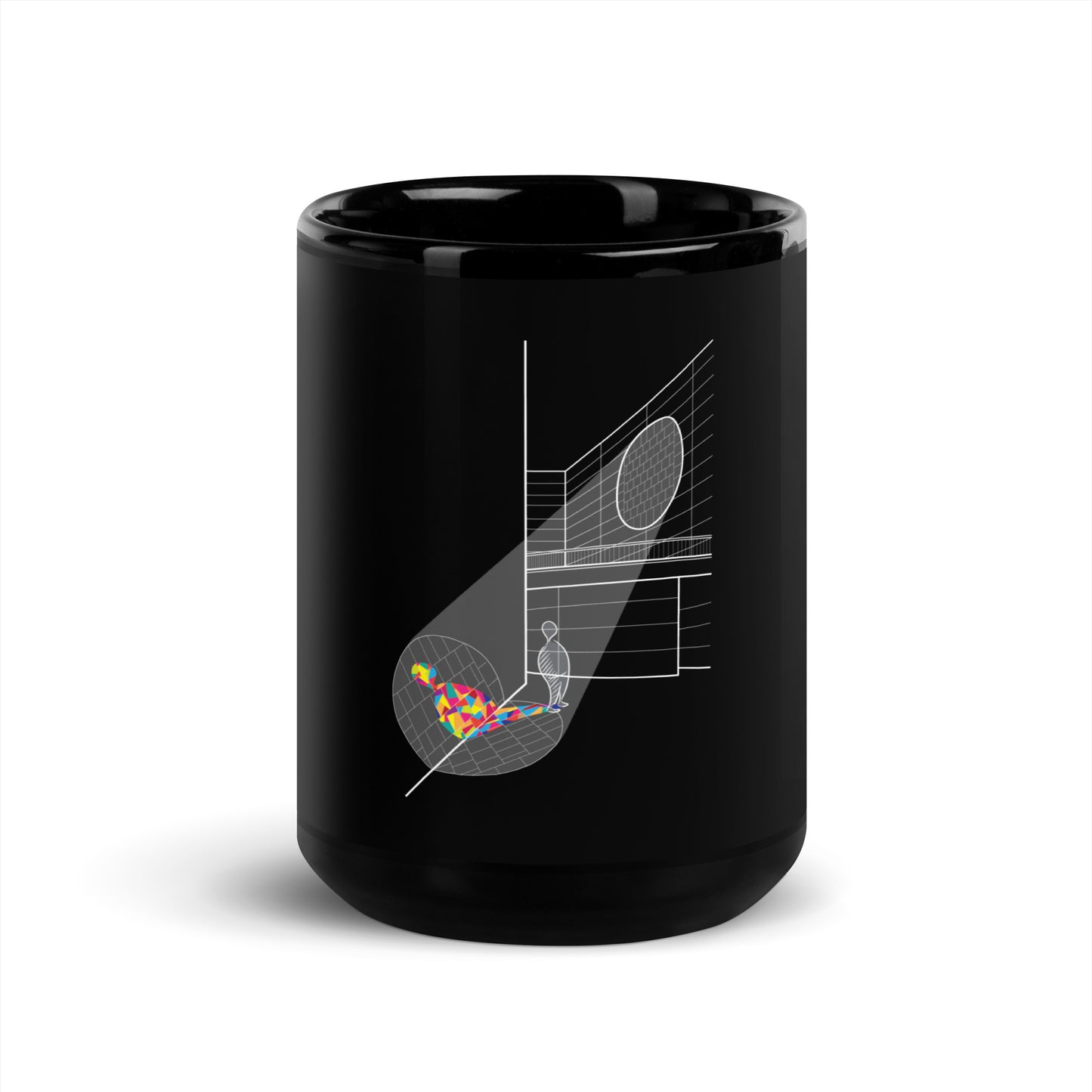 Mug - Kahn - Black Glossy