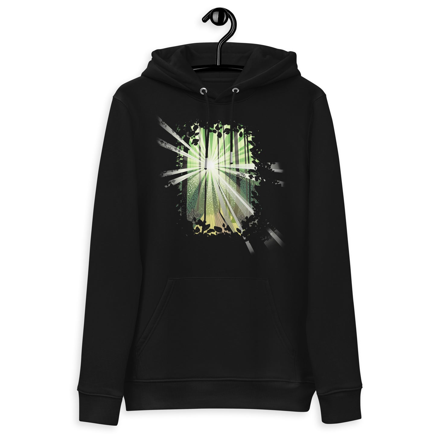 Eco hoodie - Komorebi - Dark Unisex