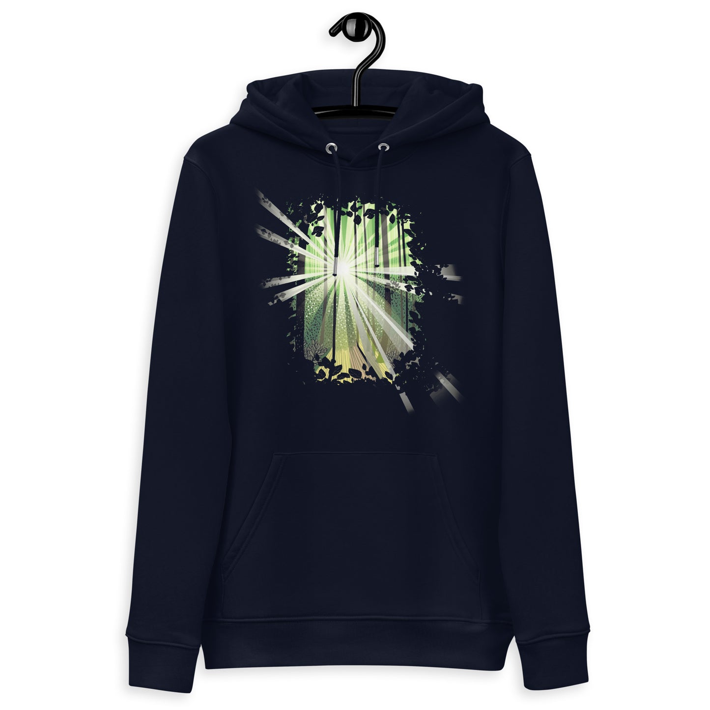 Eco hoodie - Komorebi - Dark Unisex