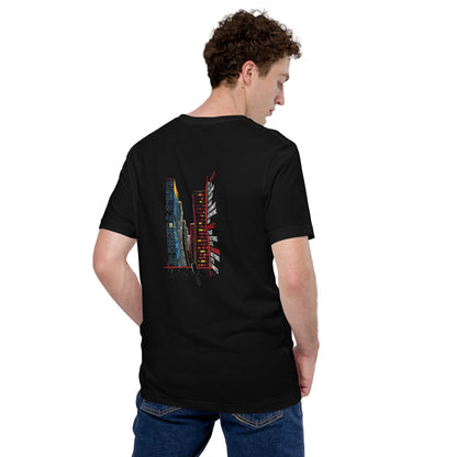 T-Shirt - City Shadow - Black Unisex