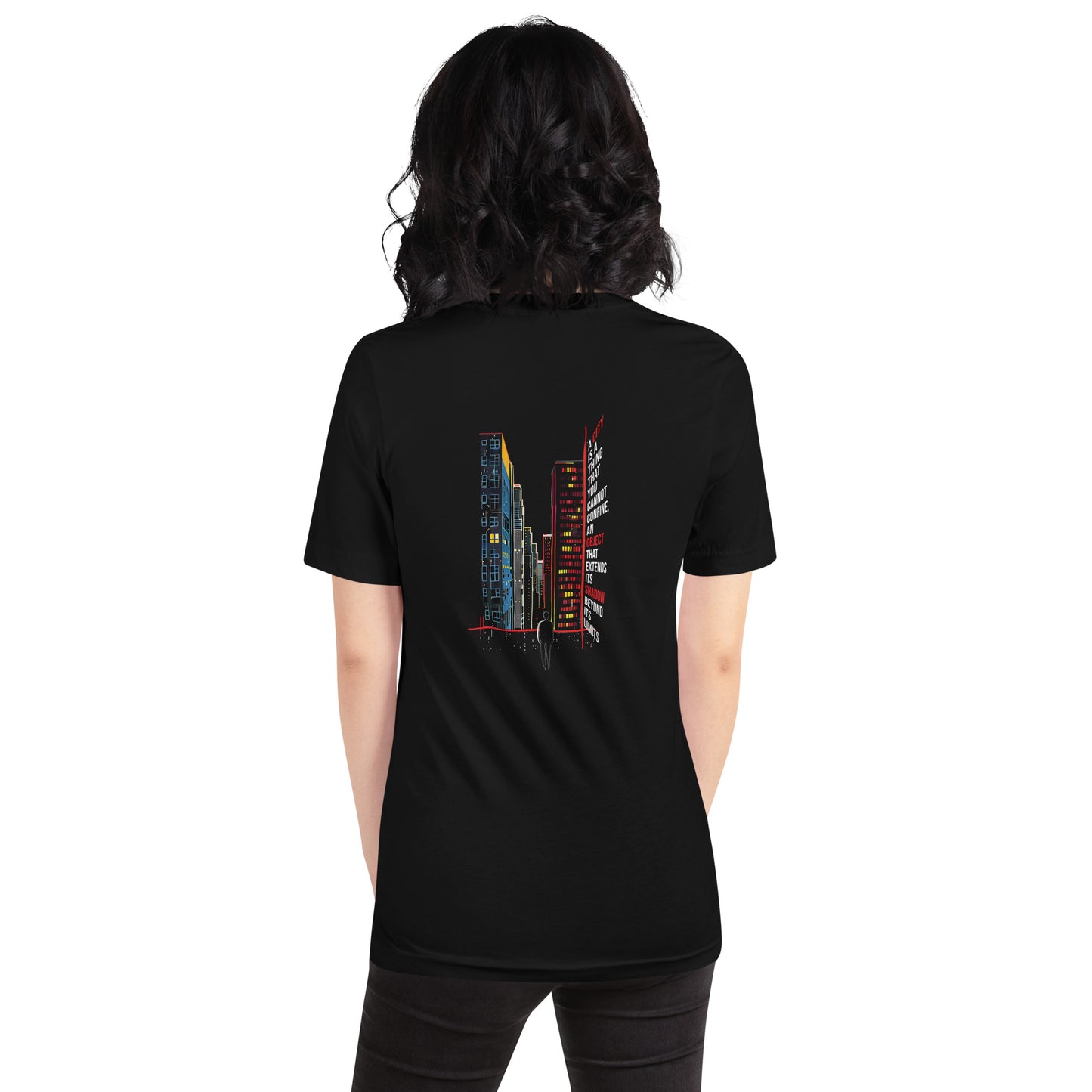 T-Shirt - City Shadow - Black Unisex